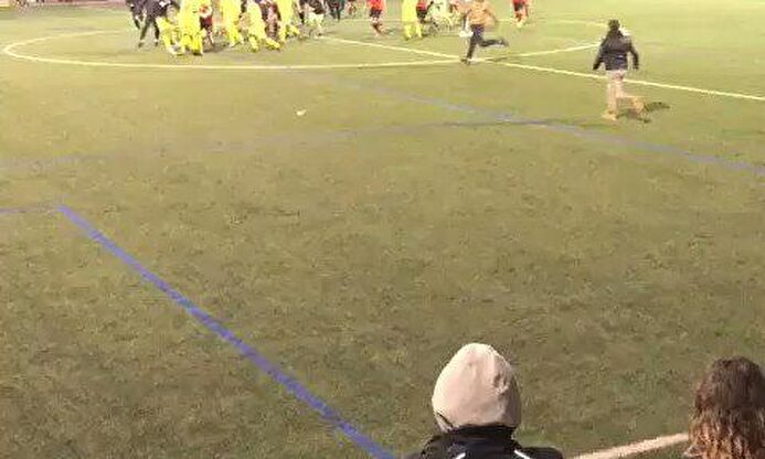 La monumental y lamentable tangana en un partido de juveniles en Mallorca