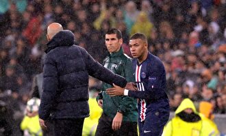 Mbappé y Zidane. |  EFE