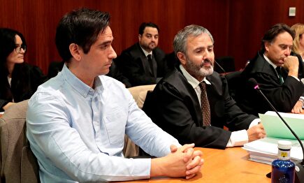 Rodrigo Lanza, durante el juicio |  EFE