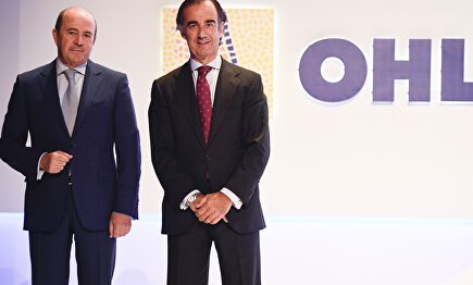 El presidente de OHL, Juan Villar-Mir, y el consejero delegado, Juan Antonio Fernández Gallar | Cordon Press