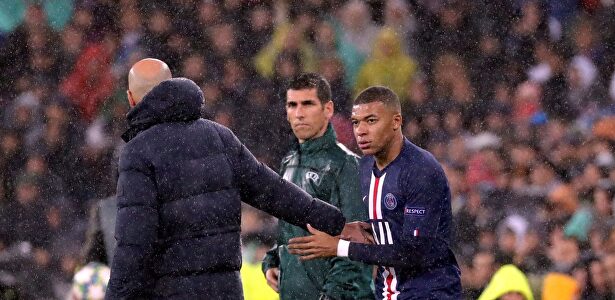 Mbappé y Zidane. |  EFE