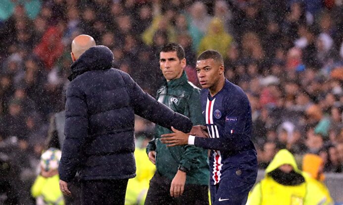 Mbappé y Zidane. |  EFE
