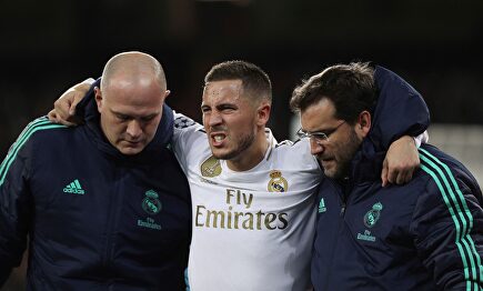 Eden Hazard, sustituido en el partido de Champions contra el PSG. |  EFE