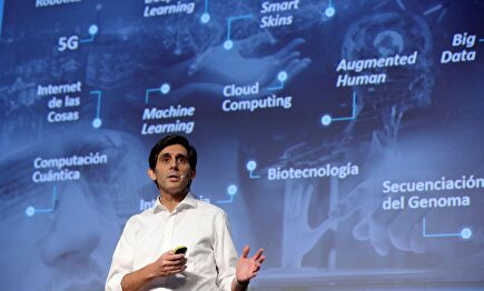 El presidente ejecutivo de Telefónica, José María Álvarez-Pallete, este miércoles |  EFE