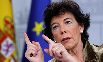 Isabel Celaá, la ministra portavoz, este viernes |  EFE