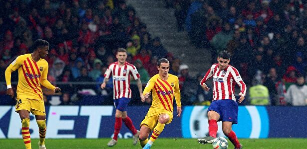 Griezmann en su vuelta al Metropolitano. | EFE
