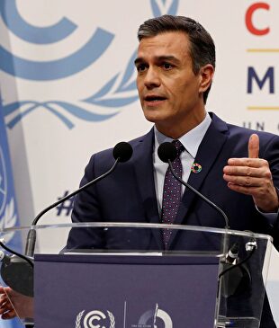 Pedro Sánchez, en la Cumbre del Clima |  EFE