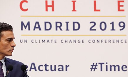 Sánchez en la cumbre del Clima |  EFE