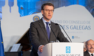 Feijóo en el XII Pleno del Consejo de Comunidades Gallegas |  Xunta.gal
