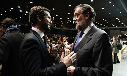 Casado y Rajoy |  David Mudarra