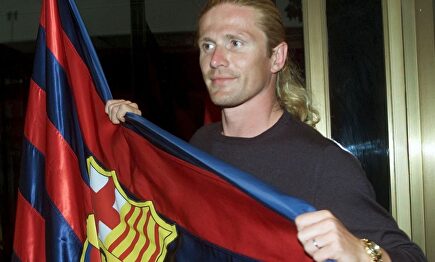 Petit, en su presentación con el Barcelona. |  Archivo