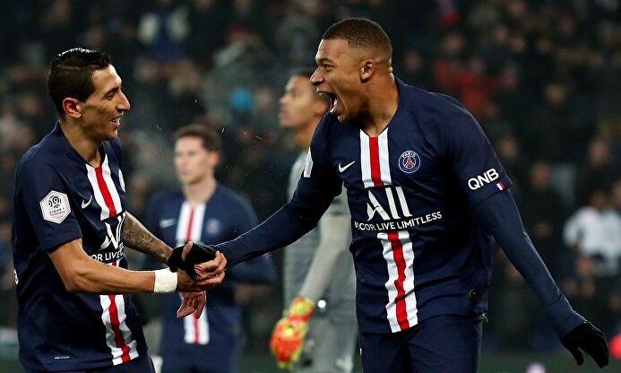 El espectacular golazo de tacón de Mbappé 