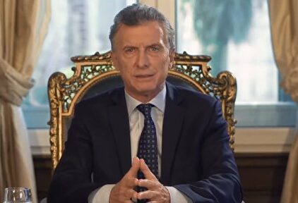 Macri, en su mensaje de este jueves. |  Imagen TV