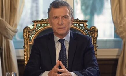 Macri, en su mensaje de este jueves. |  Imagen TV
