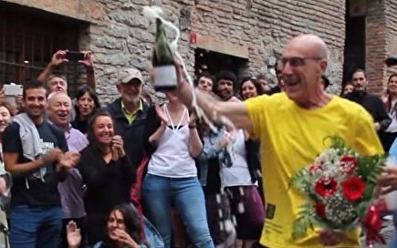 Homenaje al etarra José Ramón López de Abetxuko, tras salir de la cárcel |  Imagen de vídeo