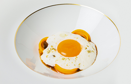 Una de las creaciones del chef Jesús Sánchez. |  Cenador de Amós