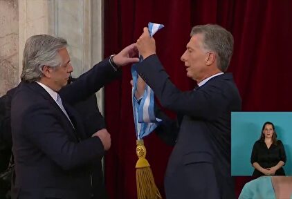 Macri entrega el mando a Alberto Fernández