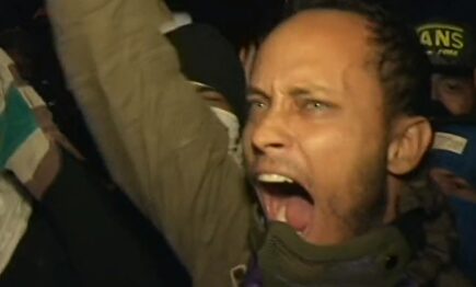 Óscar Pérez, en una de sus últimas apariciones públicas |  Imagen de vídeo