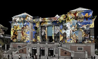 Fotomontaje realizado por Daniel Canogar |  Museo del Prado