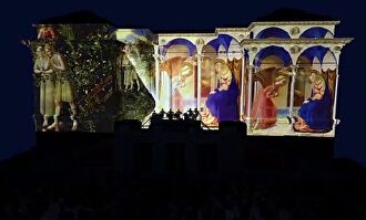 Vídeo mapping sobre el Museo del Prado