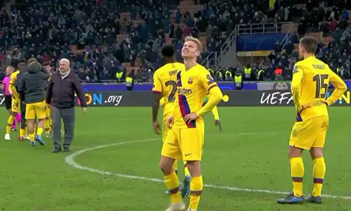 La impactante reacción de De Jong al conocer que su Ajax quedaba eliminado de la Champions