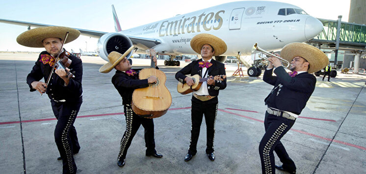 Primer vuelo entre Barcelona y México. |  Emirates