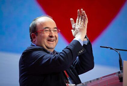 Miquel Iceta, reelegido como líder del PSC. |  David Zorrakino (Europa Press)