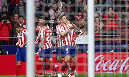 Saúl marcó un golazo |  EFE