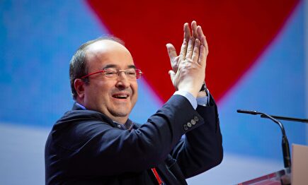 Miquel Iceta, reelegido como líder del PSC. |  David Zorrakino (Europa Press)