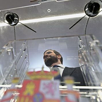 Pablo Casado este lunes. |  EFE