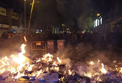 Disturbios ocasionados por 'Tsunami Democratic' | Archivo