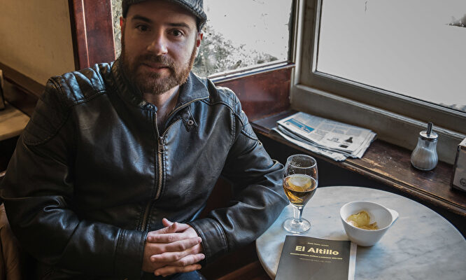 Nieto, durante la entrevista. |  C.Jordá