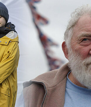 Greta Thunberg y David Bellamy |  Cordon Press