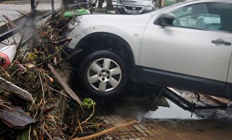Riada en Nerva (Huelva) como consecuencia del temporal Elsa |  EFE