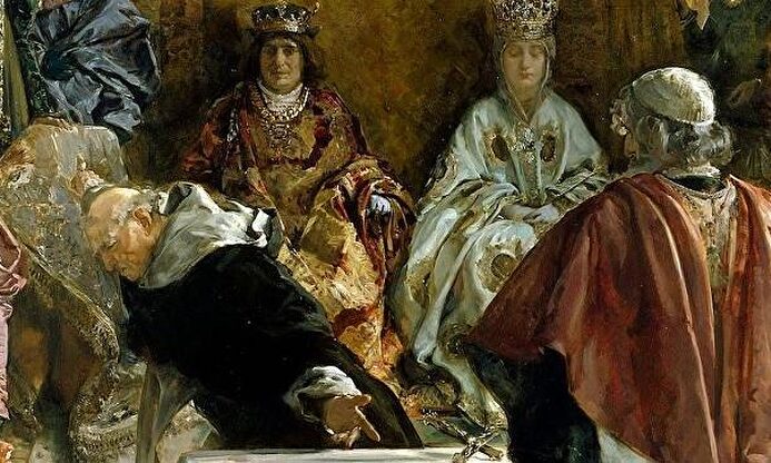 Detalle de 'La expulsión de los judíos', de Emilio Sala |  Wikipedia