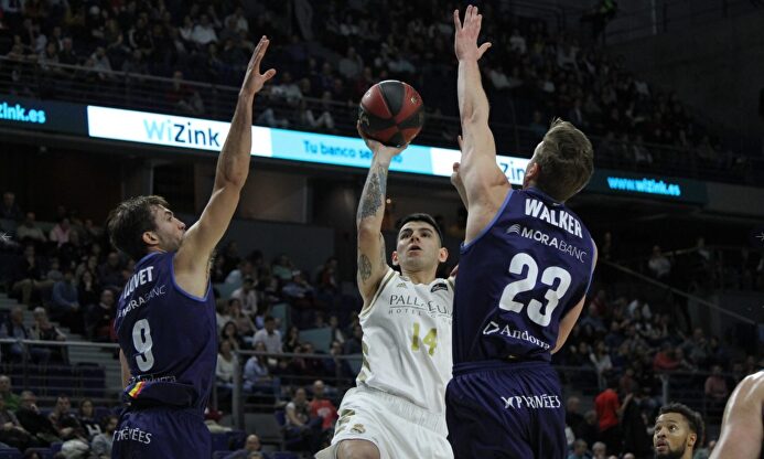 Histórica paliza del Real Madrid al descanso ante el Morabanc Andorra