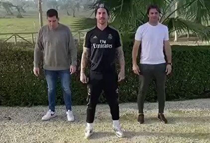 Se hará viral: el nuevo baile del "tubo de escape" de Sergio Ramos