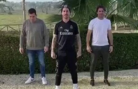 Se hará viral: el nuevo baile del 'tubo de escape' de Sergio Ramos