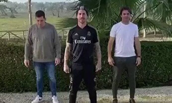 Se hará viral: el nuevo baile del 'tubo de escape' de Sergio Ramos