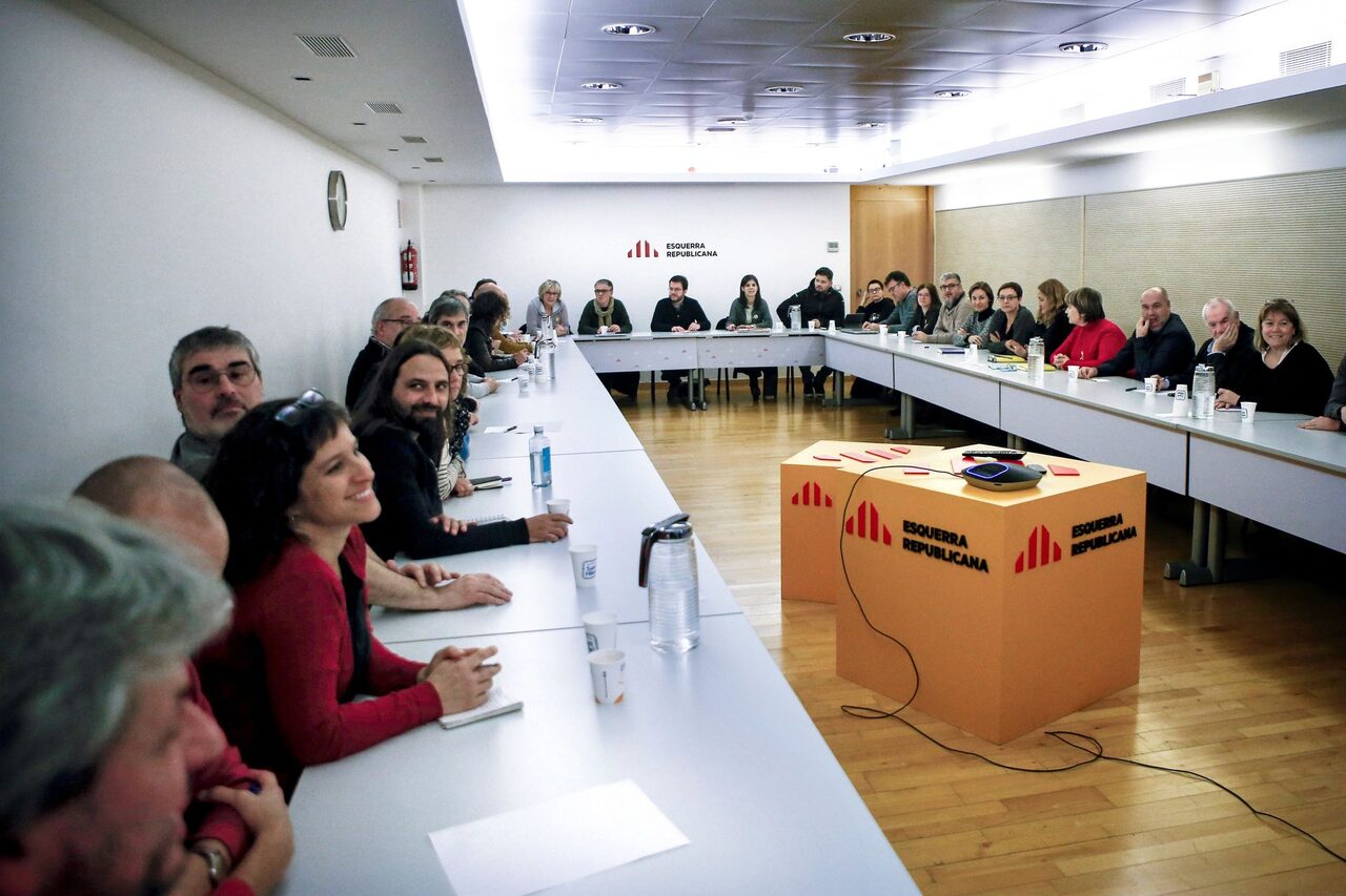 Reunión de la ejecutiva de ERC. |  EFE