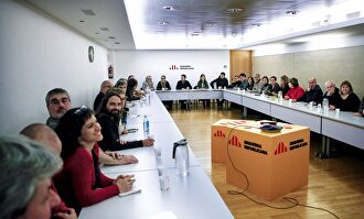 Reunión de la ejecutiva de ERC. |  EFE