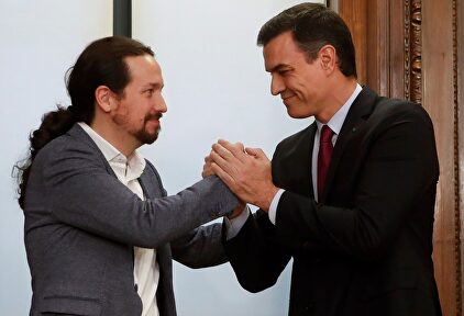 Pedro Sánchez y Pablo Iglesias | EFE