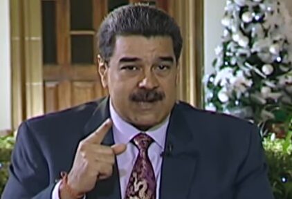 Maduro, durante la entrevista. |  Imagen TV