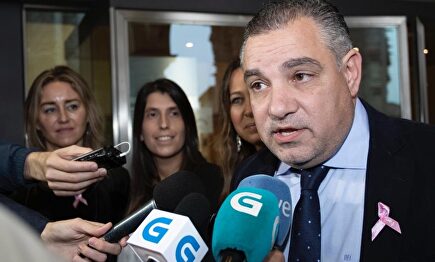 Laureano Bermejo hablando con la prensa |  CIUDADANOS