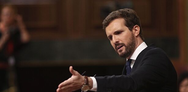 Pablo Casado en la investidura de Pedro Sánchez |  Eduardo Parra (Europa Press)