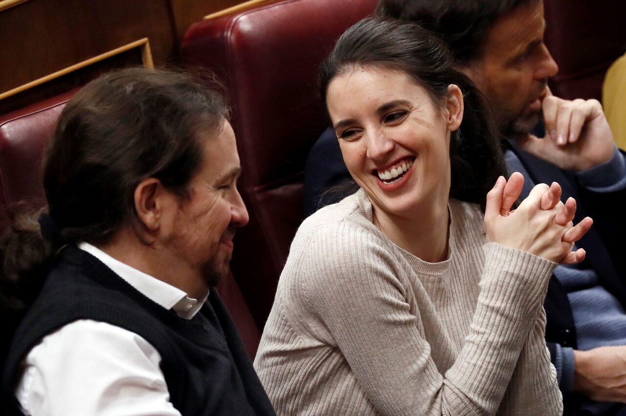 Pablo Iglesias y su actual pareja | EFE