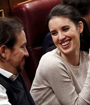 Pablo Iglesias e Irene Montero | EFE