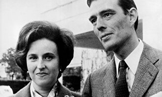 Pilar de Borbón con quien fuera su marido |  Cordon Press