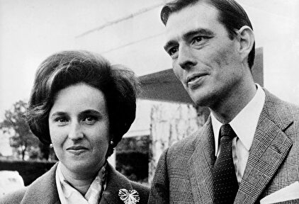 Pilar de Borbón con quien fuera su marido |  Cordon Press