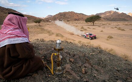 Carlos Sainz en el Dakar. |  EFE